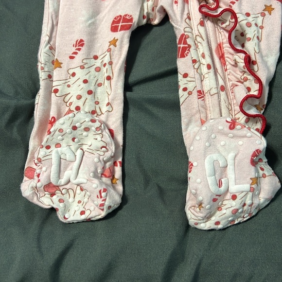 Caden Lane Christmas Two Way Zipper One Piece - Picture 5 of 7